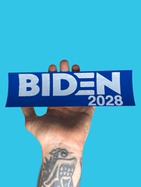 Image 1 of BIDEN 2028 Bumper Sticker