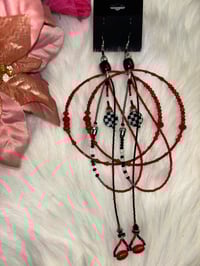 Image 1 of Check my vibes Large Hoop
