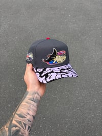 Image 1 of MULTI TONE GREY TAMPA BAY DEVIL RAYS CUSTOM A FRAME HAT