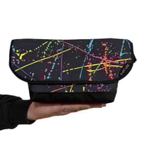 Image 1 of Paint Splatter Crossbody, Handlebar Bag 