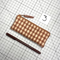 Image 3 of Vintage Wool Check Pouch 1-4