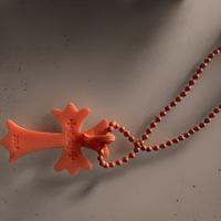 Image 2 of CHROME HEARTS SILICONE CHAIN NECKLACE