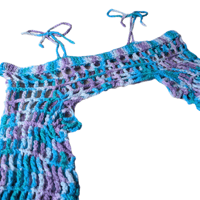 Image 3 of cool colours cotton shrug