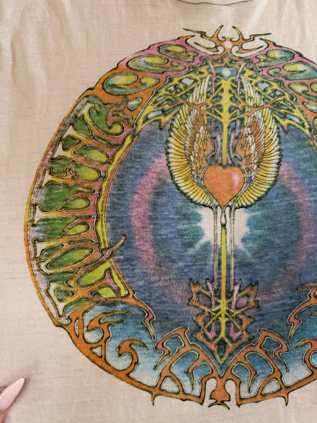 70s Rolling Thunder tour concert t shirt 