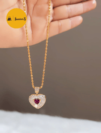 Image 1 of Amaya_ Premium Quality AD Pendant set 