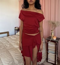 Image 4 of Brigitte Blouse in Rouge