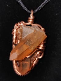 Image 1 of Tangerine Quartz Pendant #2 Corinto, Brazil