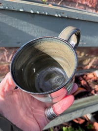 Image 4 of 220ml blue greeny grey mug