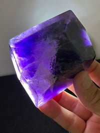 Image 3 of Blue Flash Amethyst Polished Freeform | Zambia #2698