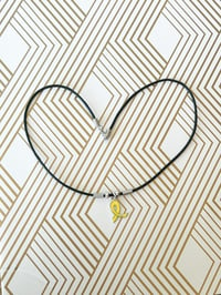 Image 1 of Yellow Ribbon Necklace 