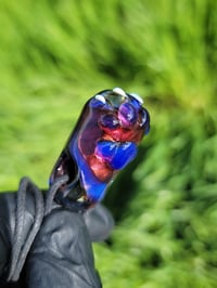 Image 2 of Electra-Berry Paw Bean Pendant
