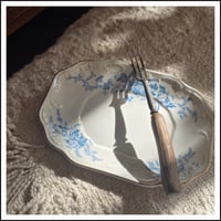 Image 1 of Vintage English made rectangular tea platter