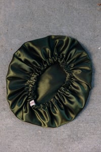 Image 4 of "JUNIPER SAGE" LUXURY SATIN BONNET