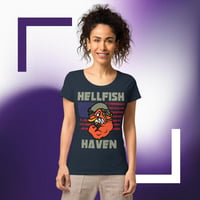 Image 5 of COLOR FLAG HELLFISH Women’s basic organic t-shirt 