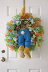 Easter bunny wreath 