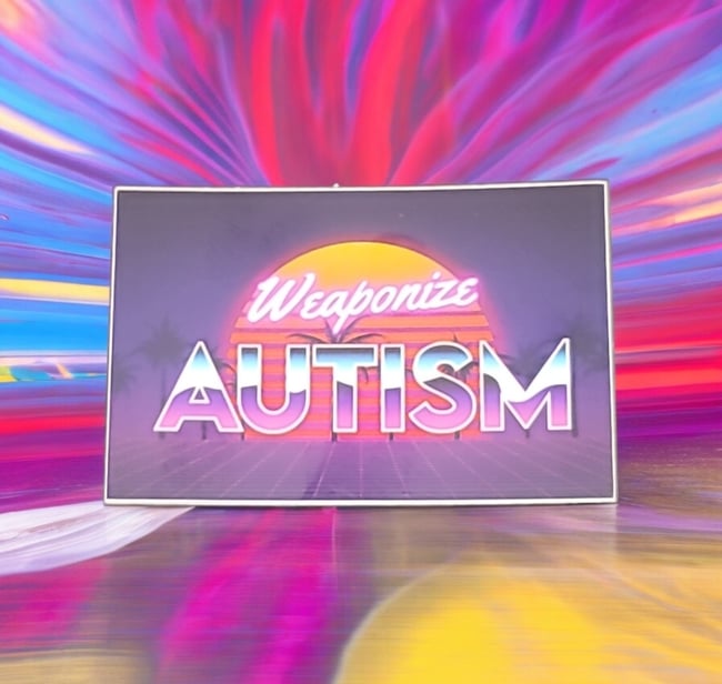 392. Weaponize Autism Sticker
