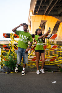Image 4 of FADE UNIVERSITY GRAPHIC TEE 2.0 FOREST GREEN