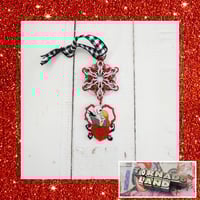 Jack + Sally Rose Snowflake Ornament