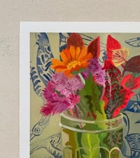 Image 3 of Calendula and Amaranth - Archival Print 