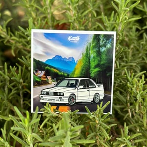 Image of KUWTB Kustoms E30 M3 Alpine White