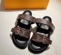 Image 1 of Lou Sliders - Brown