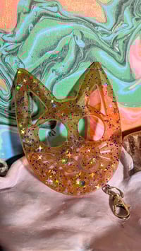 Image 2 of Kitty Clip Keychain in Pink Dreams Mix 💕