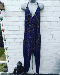 Image 1 of Wanderlust Jewelled HAREEM jumpsuit -navy