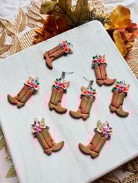 Image 2 of Floral Cowboy Boots