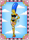 Tattooed Marge print