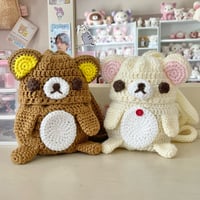 Image 3 of Korilakkuma/Rilakkuma/Chairoikoguma/Kiiroitori Crochet Bag