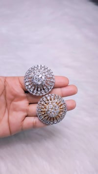 Image 3 of ADR45020_ Big American Diamond Adjustable Ring