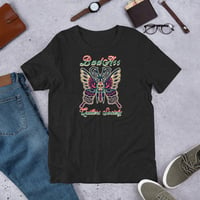 Image 1 of BadAss Butterfly distressed Unisex t-shirt