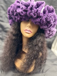 Image 1 of Amethyst Ruffle Hat 