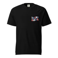 Image 2 of True 2024 Retro In My Trump Era - Unisex Garment-Dyed Heavyweight T-shirt from PatriotsCo