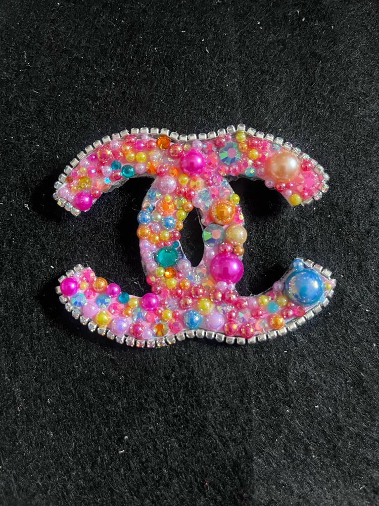 Image of Colorful CC brooches