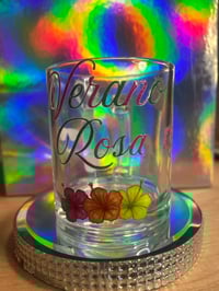 Image 1 of Clear Verano Rosa Mug 12 oz 