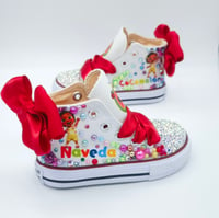 Image 6 of Cocomelon Cartoon Toddler Girls Custom Canvas Shoes