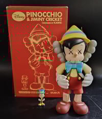 Image 1 of Kaws, "Pinocchio & Jiminy Cricket" 