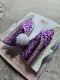 Image 12 of Glitter Bunny Hair Bow