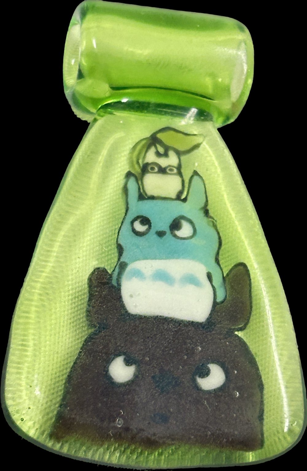 Image of Kushy Green Totoro Pendant