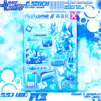 Image 1 of [ORIGINAL] Aotome-tan Sticker Sheet