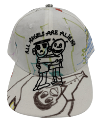 Image 1 of 1of1 DRAWING UPCYCLED HUGGING LOGO HAT S/S ‘26  
