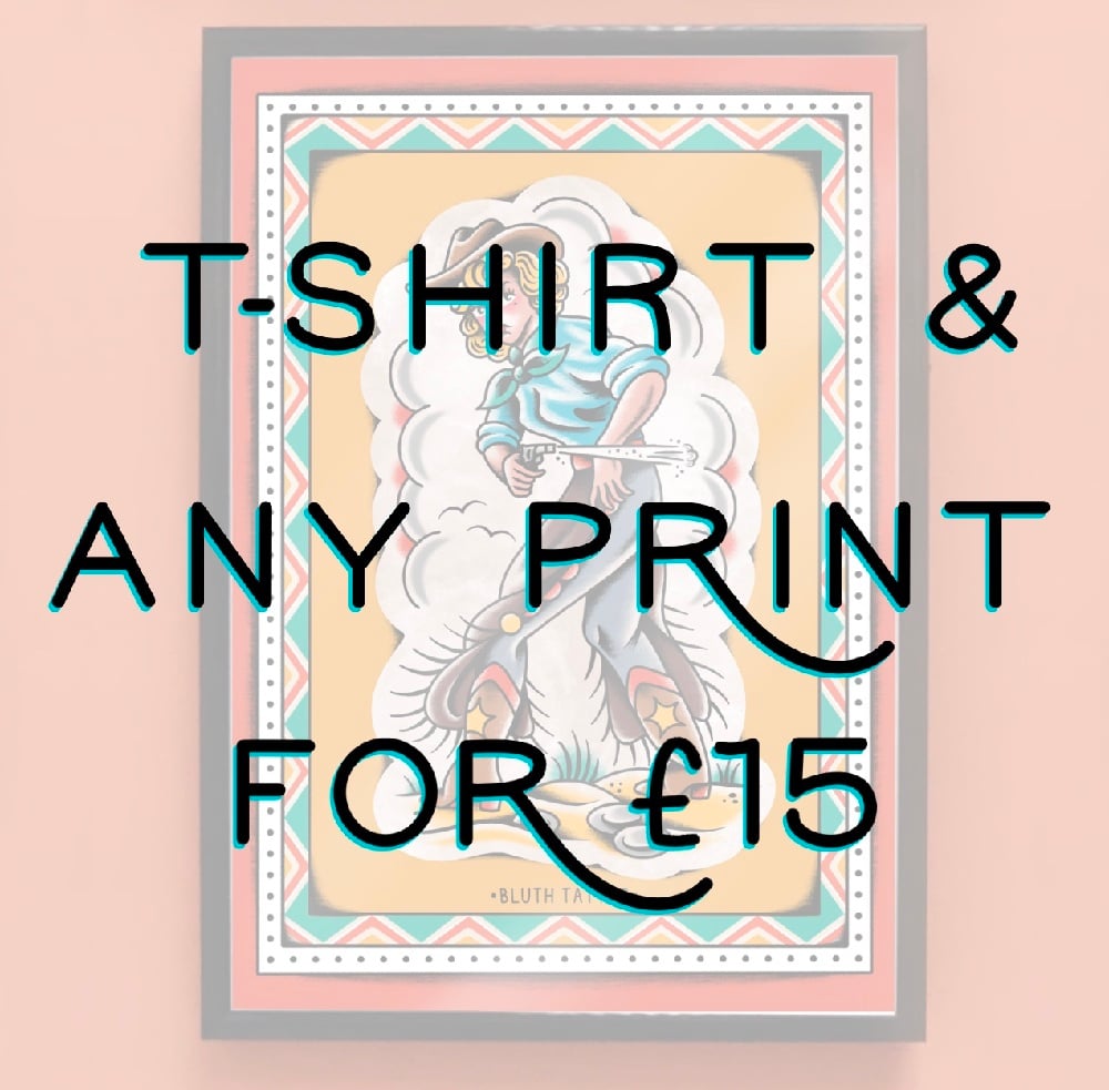 T-shirt and Print Bundle