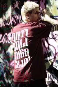 Image 4 of ANTI KALI YUGA CLUB /Shirt (Maroon/White)