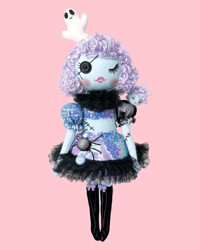 Image 3 of Medium Art Doll Spooky Sparkle 