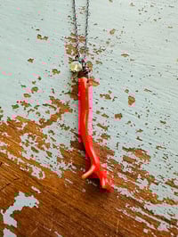 Image 1 of Artemis . antique Italian coral and opal necklace