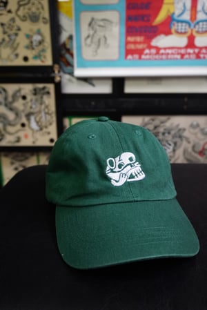 Image of peanuts skull 6 panel cap