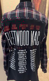 Vintage Black/Red/Gray Flannel Shirt Fleetwood Mac