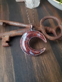 Image 3 of Moss Agate Crescent Moons