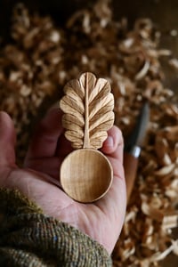 Image 1 of . Oak leaf Scoop .